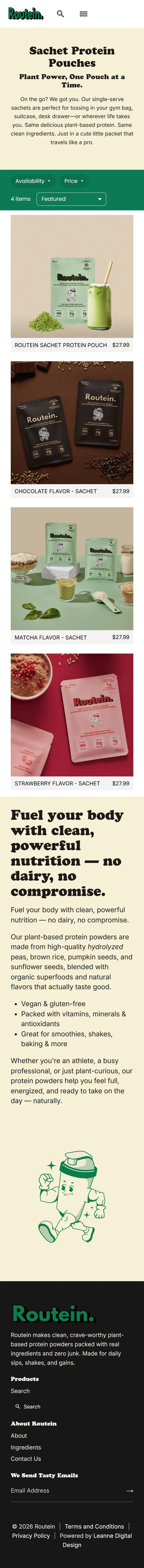Before mobile sachets collection capture